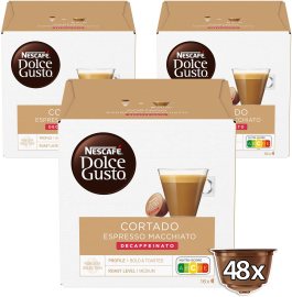 Nescafé Dolce Gusto Cortado Decaffeinato 3x16ks